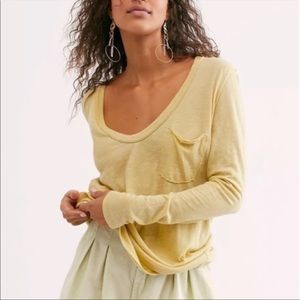 NWOT Free People Tee XL